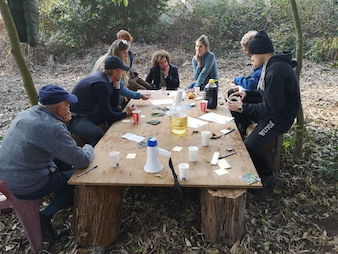 Concrete meets bricks